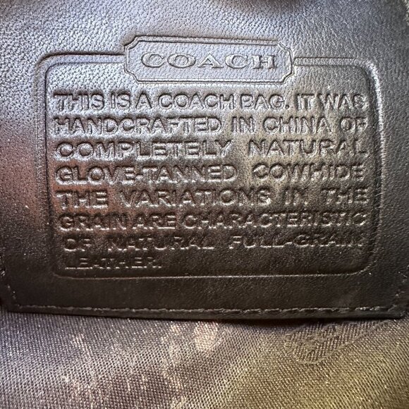 Vintage Coach Black Leather Flat Zip Cosmetic Case Wallet - Picture 9 of 9